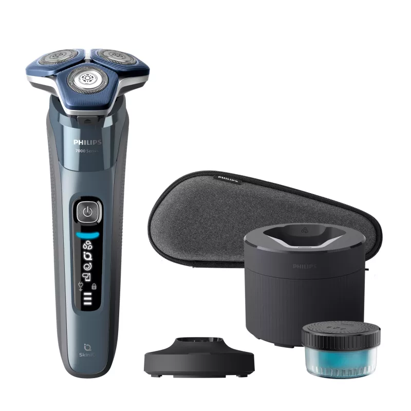 Philips SHAVER Series 7000 S7882/55 Afeitadora en húmedo y en seco, base de limpieza y estuche
