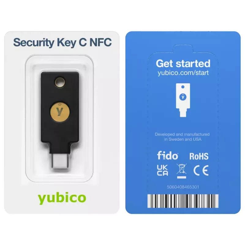 Memoria flash USB Yubico Negra