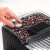 Cafetera superautomática De’Longhi ECAM450.65.S — 1,8 L de depósito de agua, 300 g de depósito de café en grano, 19 bar, molinillo integrado, Wi‑Fi, pantalla TFT