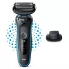 Braun Series 5 51-M1200s Afeitadora para hombre Afeitadora de láminas Recortadora Negra, Azul