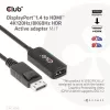 CLUB3D DisplayPort1.4 a HDMI 4K120Hz/8K60Hz HDR Adaptador Activo M/H