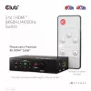 Club3D CSV-1381 conmutador HDMI 3 a 1, 8K60Hz/4K120Hz