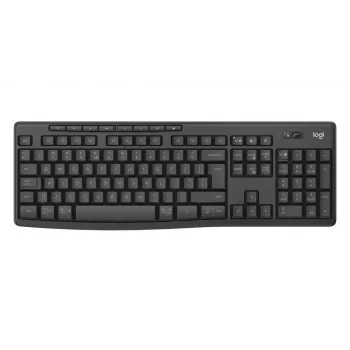 Conjunto de teclado y ratón Logitech MK370 Combo for Business — Full-Size QWERTY (US International), RF Wireless + Bluetooth, Grafito