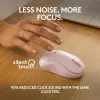 LOGITECH M240 Ratón Silencioso - Bluetooth - Rosa