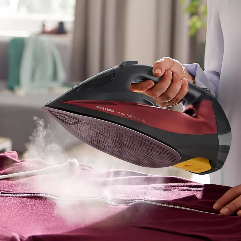 Philips Serie 7000 DST7022/40 Plancha de Vapor Suela SteamGlide Plus 2800 W Negro