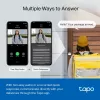 TP-Link Tapo Kit de Cámara y Videoportero Inteligente, Negro, Blanco, IR, CE, RoHS, RCM,R-NZ,FCC, EAC, Triman, UKCA, G.711, 5 MP, 2560 x 1920 Píxeles