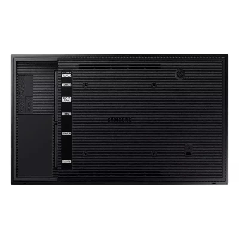 Samsung QB13R-M LH13QBRMBGCXEN pantalla Smart Signage, 33 cm (13 pulgadas), Edge LED LCD, Full HD 1920x1080, 500 cd/m², 16/7, Tizen OS, HDMI, USB, LAN, Wi-Fi, negra