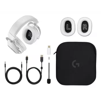 LOGITECH Pro X 2 Lightspeed Auriculares Gaming Inalámbricos - Blanco