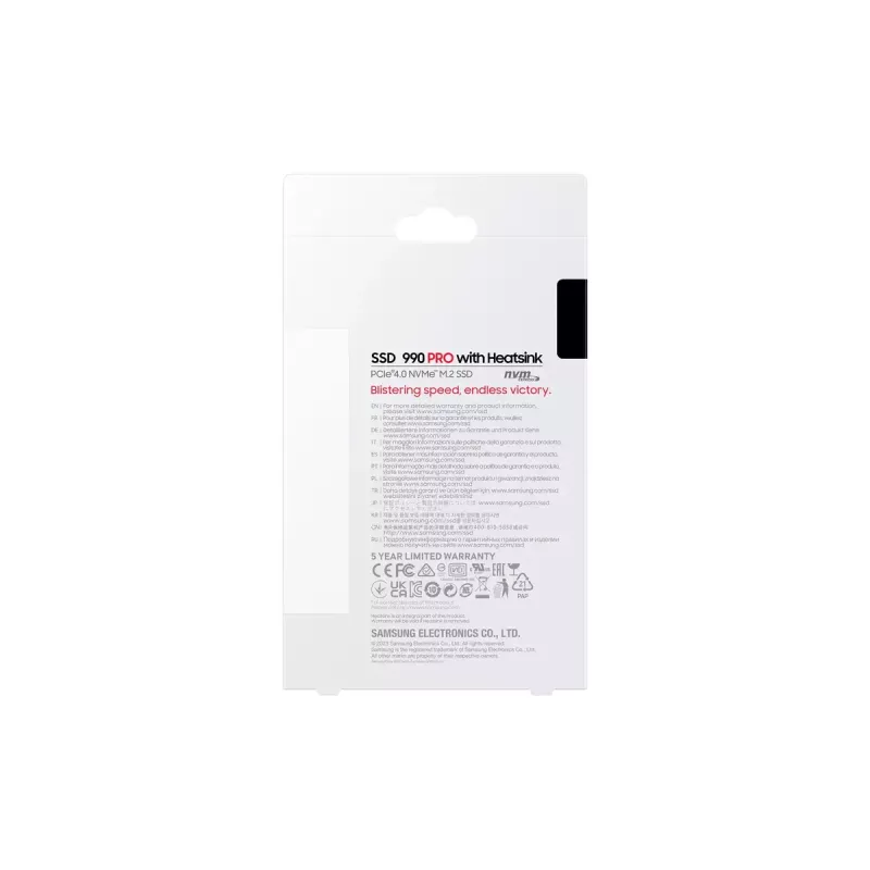SSD M.2 2280 NVMe Samsung 2 TB PCIe 4.0 MZ-V9P2T0GW — 7450/6900 MB/s, V-NAND MLC