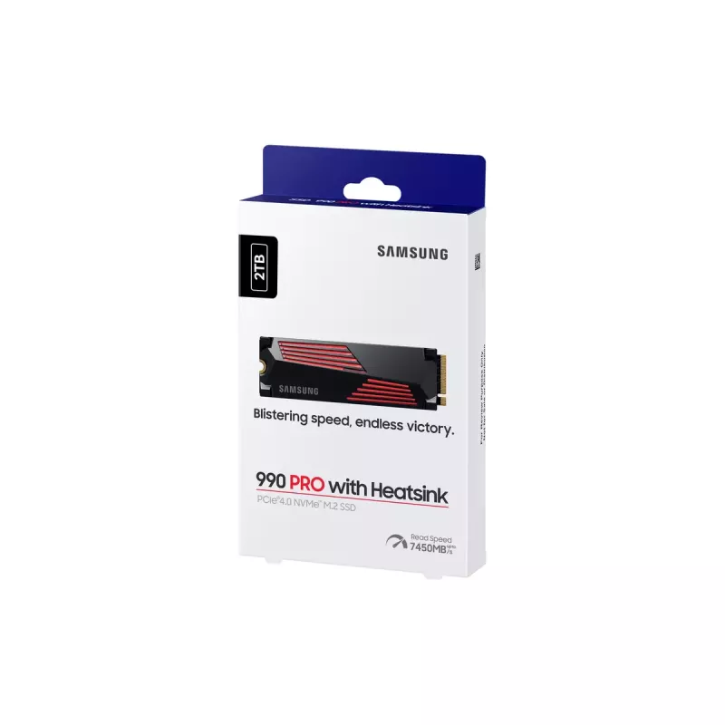 SSD M.2 2280 NVMe Samsung 2 TB PCIe 4.0 MZ-V9P2T0GW — 7450/6900 MB/s, V-NAND MLC