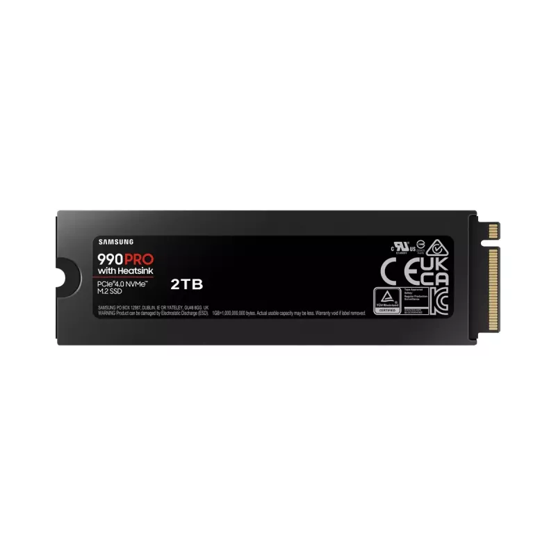 SSD M.2 2280 NVMe Samsung 2 TB PCIe 4.0 MZ-V9P2T0GW — 7450/6900 MB/s, V-NAND MLC