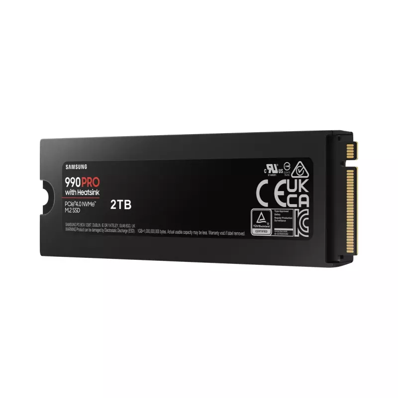 SSD M.2 2280 NVMe Samsung 2 TB PCIe 4.0 MZ-V9P2T0GW — 7450/6900 MB/s, V-NAND MLC