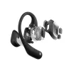 SHOKZ OpenFit Auriculares Inalámbricos Gancho de Oreja Llamadas/Música/Deporte/Uso Diario Bluetooth Negro