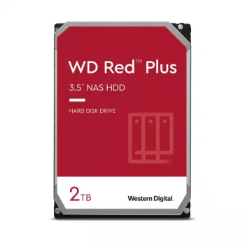 WESTERN DIGITAL Disco Duro - WD Red Plus WD20EFPX - 2 TB - SATA 6 Gb/s - 3,5