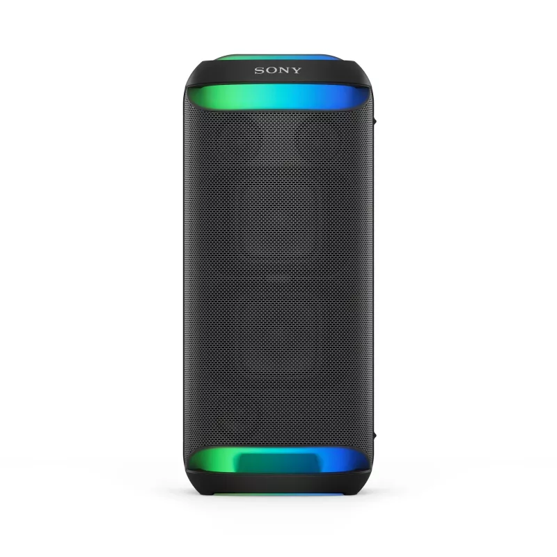 Sony SRS-XV800 - Altavoz de fiesta inalámbrico con potente sonido 360° y MEGA BASS - 25 horas de autonomía, portátil, para interior y exterior, iluminación, karaoke - Negro