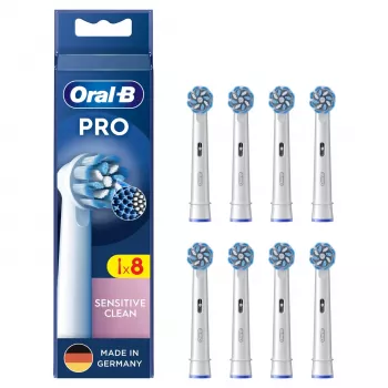 Oral-B Sensitive Clean 8 uds. Blanco