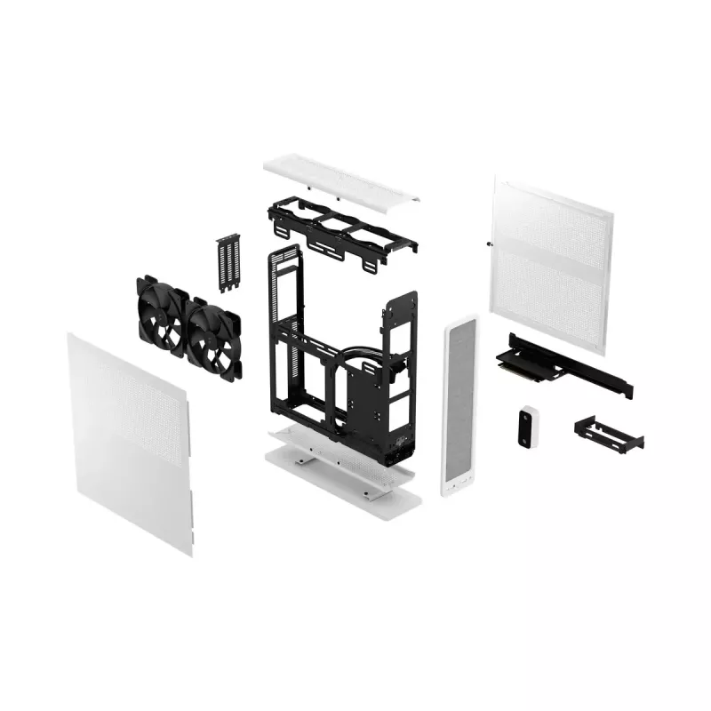 Caja de PC Fractal Design Ridge Small Form Factor Blanco