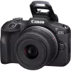 Canon EOS R100 + RF-S 18-45mm F4.5-6.3 IS STM Kit MILC 24,1 MP CMOS 6000 x 4000 Píxeles Negro