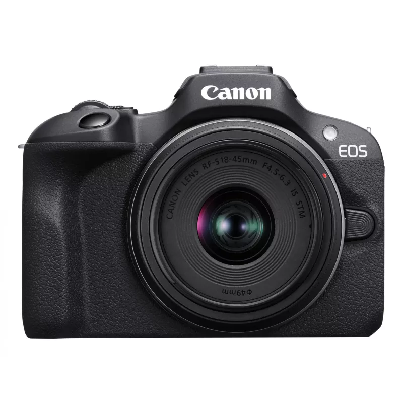Canon EOS R100 + RF-S 18-45mm F4.5-6.3 IS STM Kit MILC 24,1 MP CMOS 6000 x 4000 Píxeles Negro