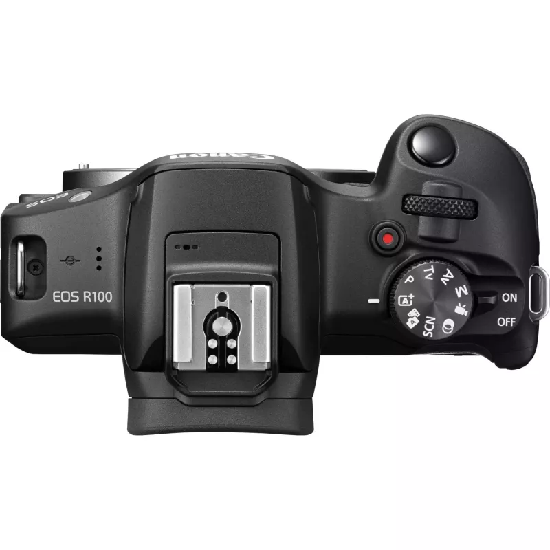 Canon EOS R100 + RF-S 18-45mm F4.5-6.3 IS STM Kit MILC 24,1 MP CMOS 6000 x 4000 Píxeles Negro