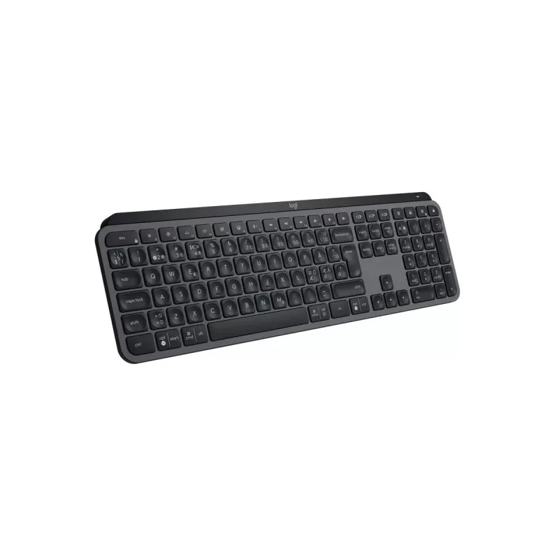 Logitech MX Keys S Teclado Universal RF Inalámbrico Bluetooth QWERTY Danés Finés Noruego Sueco Grafito