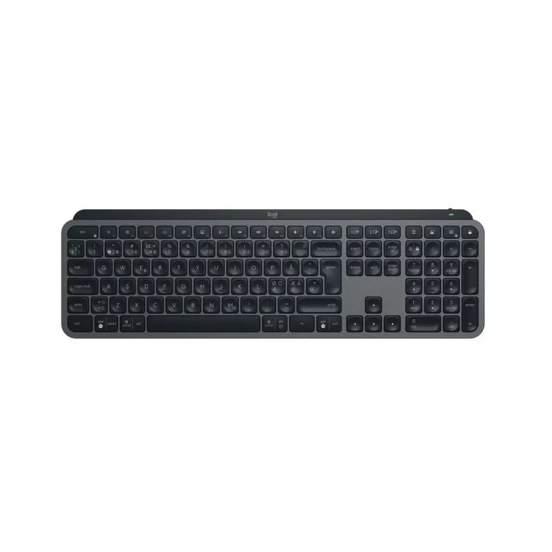 Logitech MX Keys S Teclado Universal RF Inalámbrico Bluetooth QWERTY Danés Finés Noruego Sueco Grafito