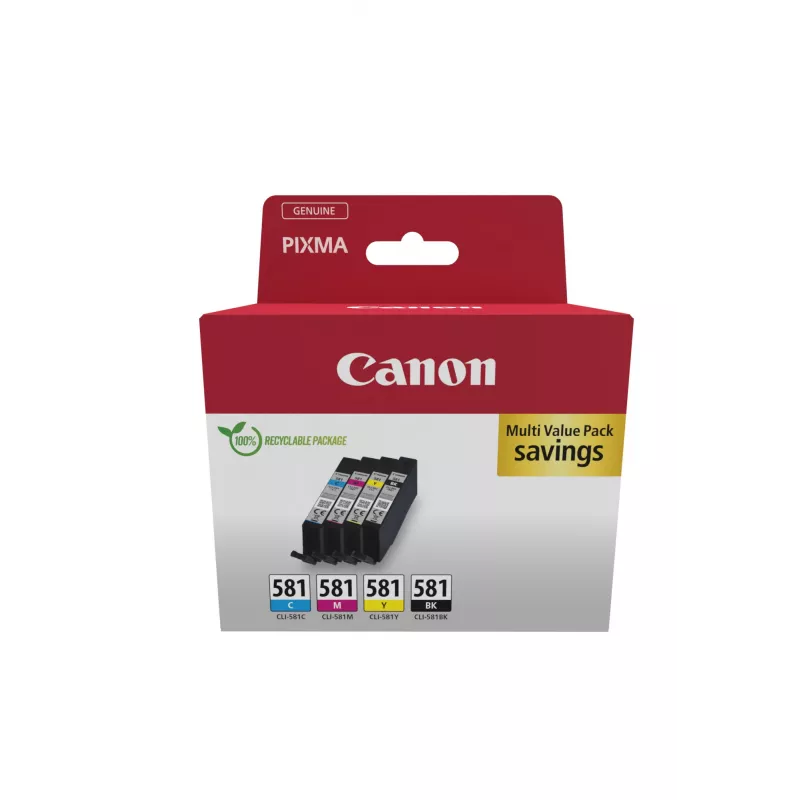 Canon 2103C007 Cartucho de tinta 4 uds. Original Negro, Cian, Magenta, Amarillo