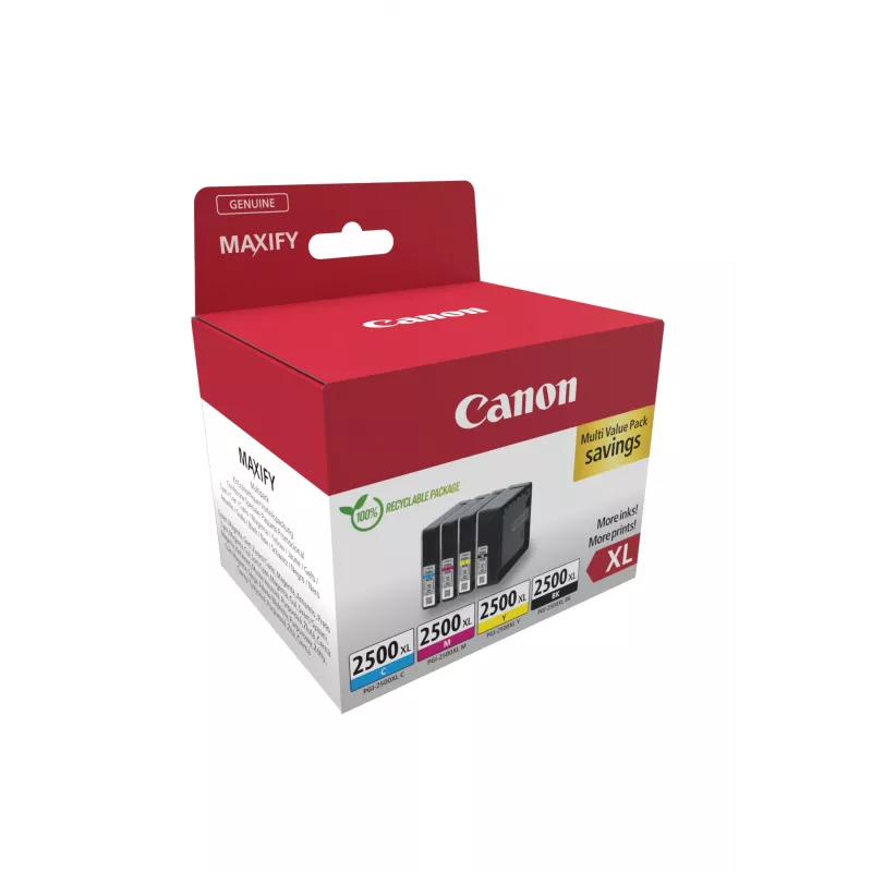 Canon 9254B010 Cartucho de tinta 4 uds. Original Alto (XL) Rendimiento Negro, Cian, Magenta, Amarillo