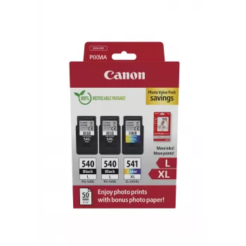 Canon 5224B015 Cartucho de tinta 3 uds. Original Negro, Cian, Magenta, Amarillo
