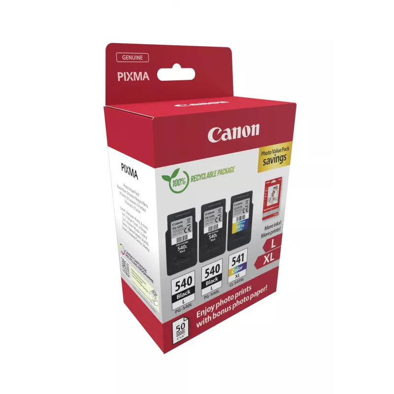 Canon 5224B015 Cartucho de tinta 3 uds. Original Negro, Cian, Magenta, Amarillo