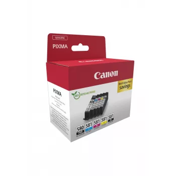 Canon 2078C007 Cartucho de tinta 5 uds. Original Negro, Azul, Cian, Magenta, Amarillo