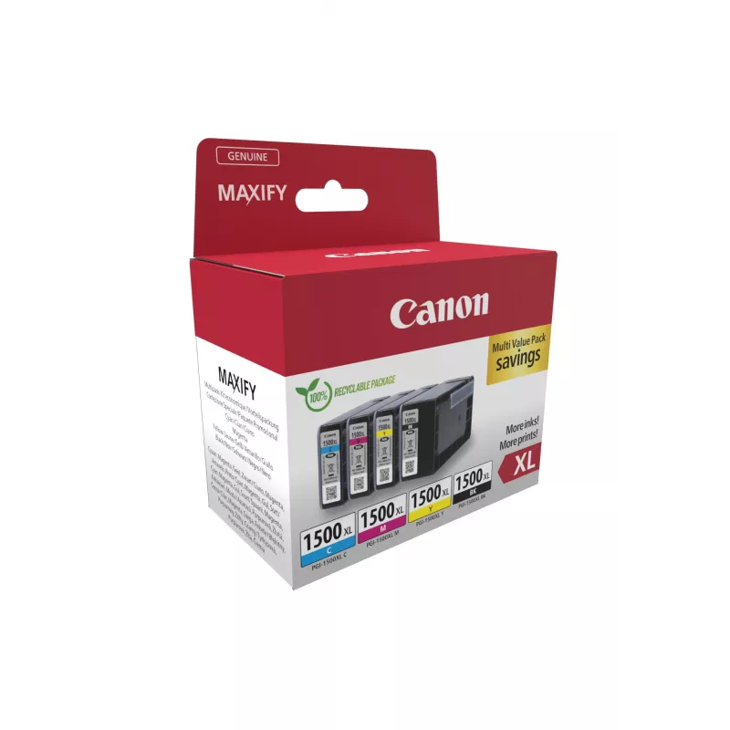 Canon 9182B010 Cartucho de tinta 4 uds. Original Alto (XL) Rendimiento Negro, Cian, Magenta, Amarillo