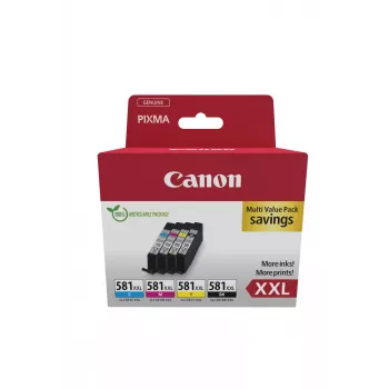 Canon 1998C007 Cartucho de tinta 4 uds. Original Negro, Cian, Magenta, Amarillo