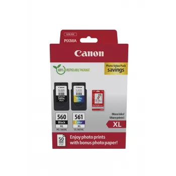 Canon 3712C008 Cartucho de tinta 2 uds. Original Alto (XL) Rendimiento Negro, Cian, Magenta, Amarillo