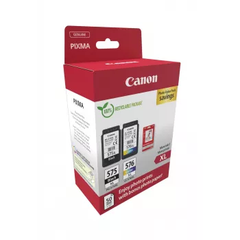 Canon 5437C006 cartucho de tinta 2 uds. original alto (XL) rendimiento negro, cian, magenta, amarillo