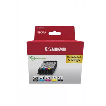 Canon 0372C006 cartucho de tinta 5 uds. original negro, cian, magenta, amarillo