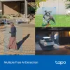 TP-Link Tapo cámara de seguridad Wi-Fi con giro/inclinación para exterior, cámara de seguridad IP, interior y exterior, inalámbrica, CE, FCC, RoHS, RCM, techo, negro, blanco