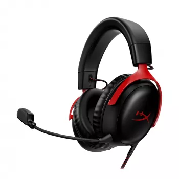 HyperX Cloud III - auriculares gaming (negro/rojo)