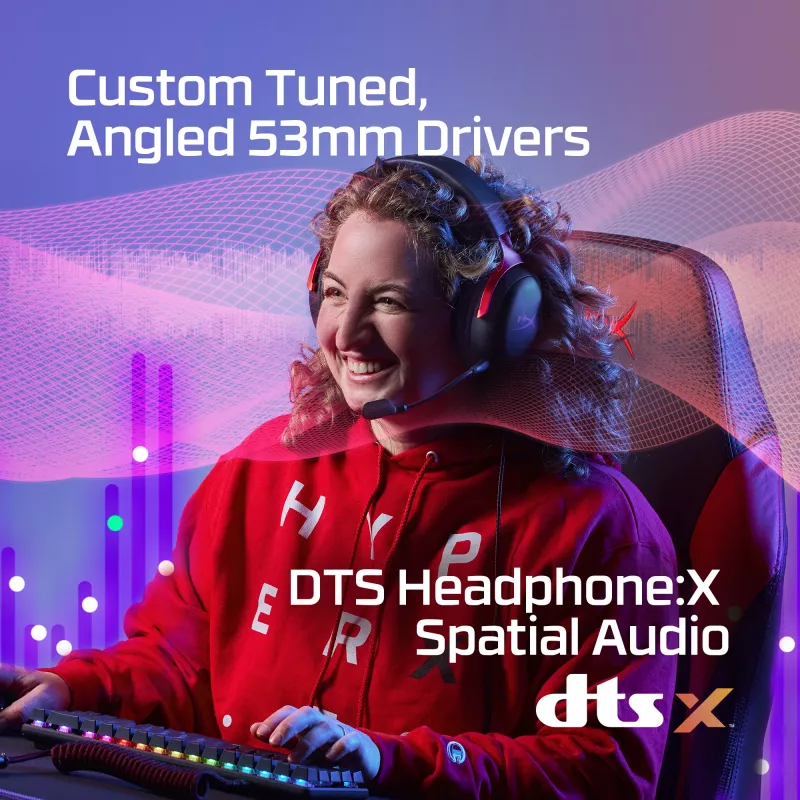 HyperX Cloud III - auriculares gaming (negro/rojo)