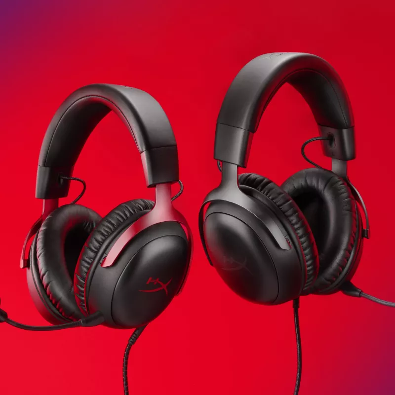 HyperX Cloud III - auriculares gaming (negro/rojo)