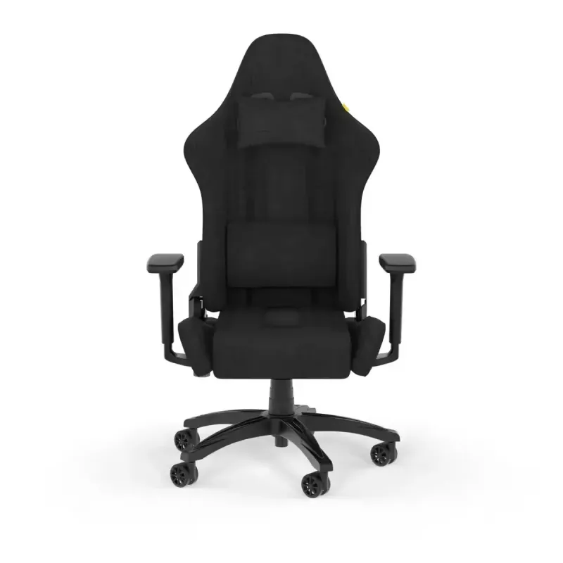 Corsair TC100 RELAXED asiento acolchado negro respaldo 59,5x81 cm