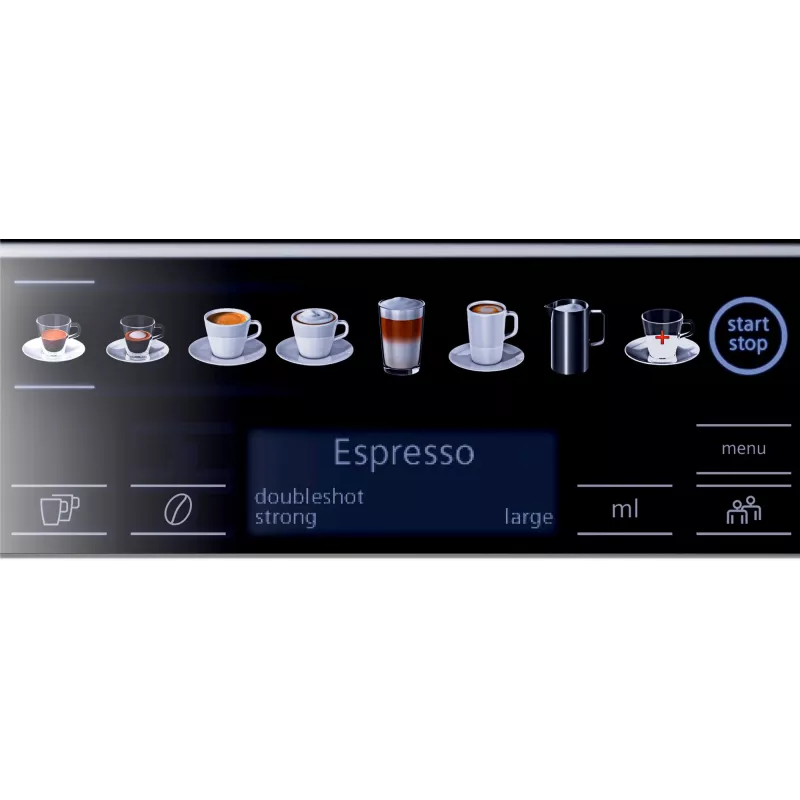 Cafetera espresso Siemens EQ.6 plus s100 — depósito de agua de 1,7 l, 15 bar, depósito de café en grano de 300 g, 1500 W