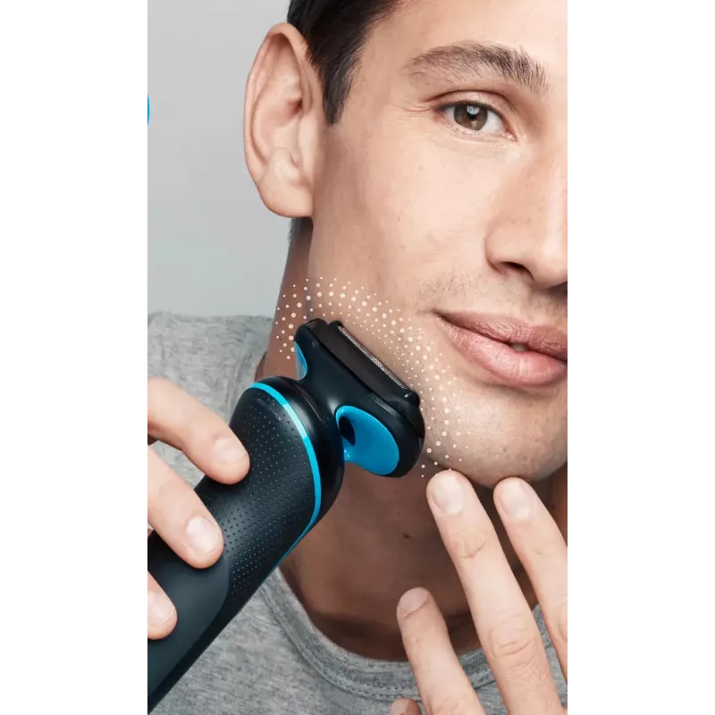 Braun 51-B1000s afeitadora de lámina negro, azul