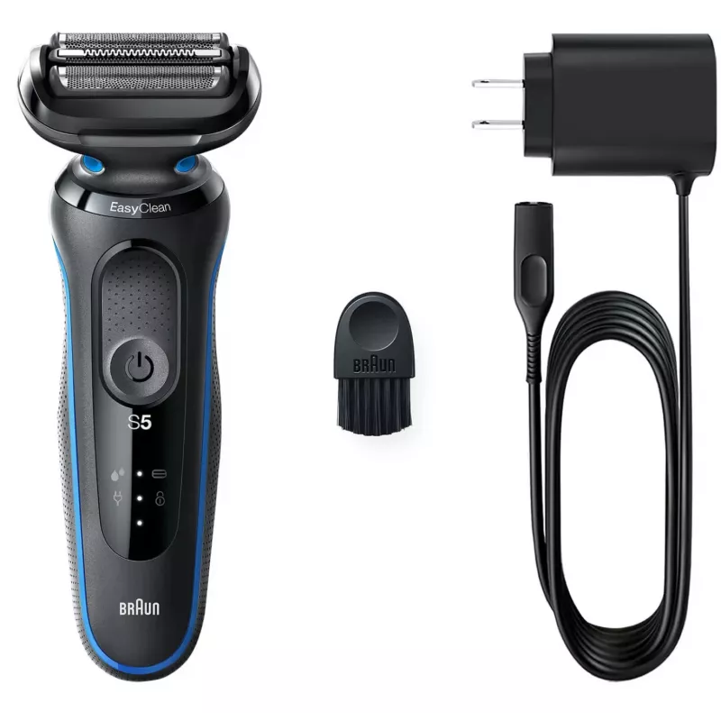 Braun 51-B1000s afeitadora de lámina negro, azul