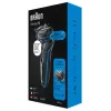 Braun 51-B1000s afeitadora de lámina negro, azul