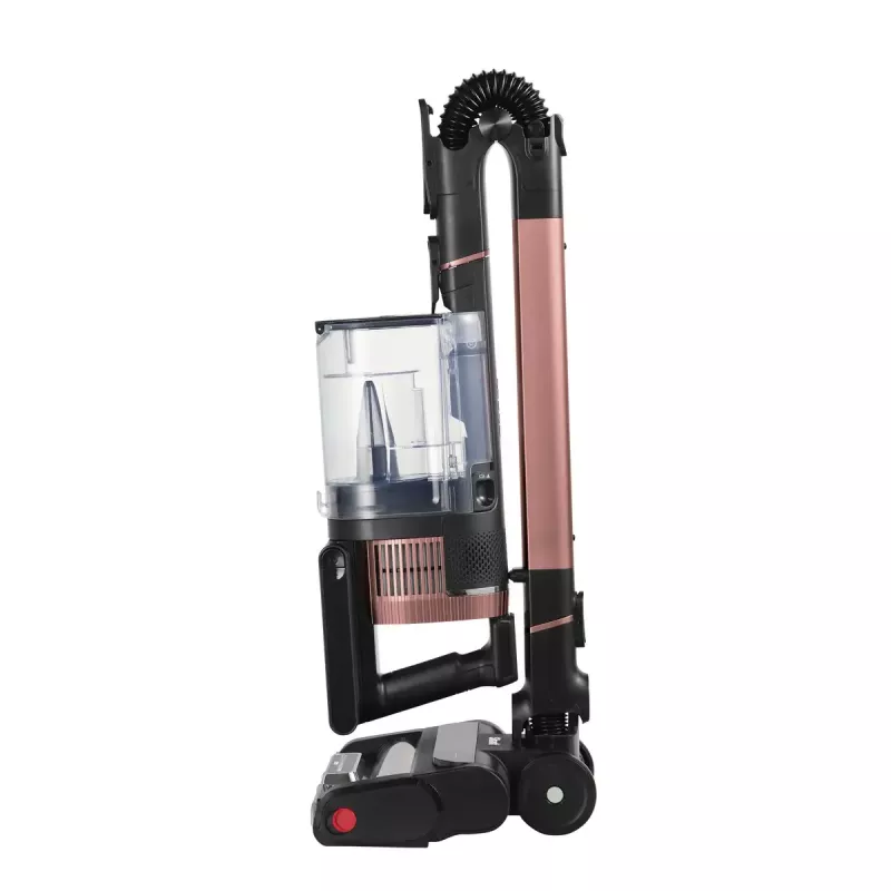 Aspirador de escoba 2 en 1 Shark Stratos, sin bolsa, a batería, 60 min. de autonomía, cepillo motorizado, boquilla para juntas, base de carga