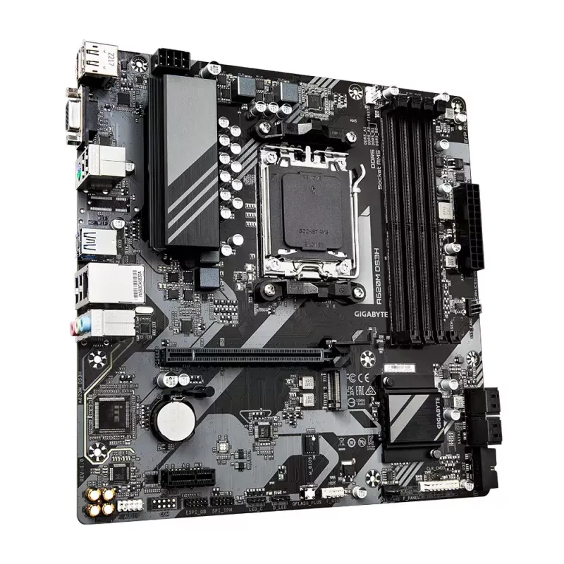 Placa base GIGABYTE A620M DS3H, A620, AM5, ATX