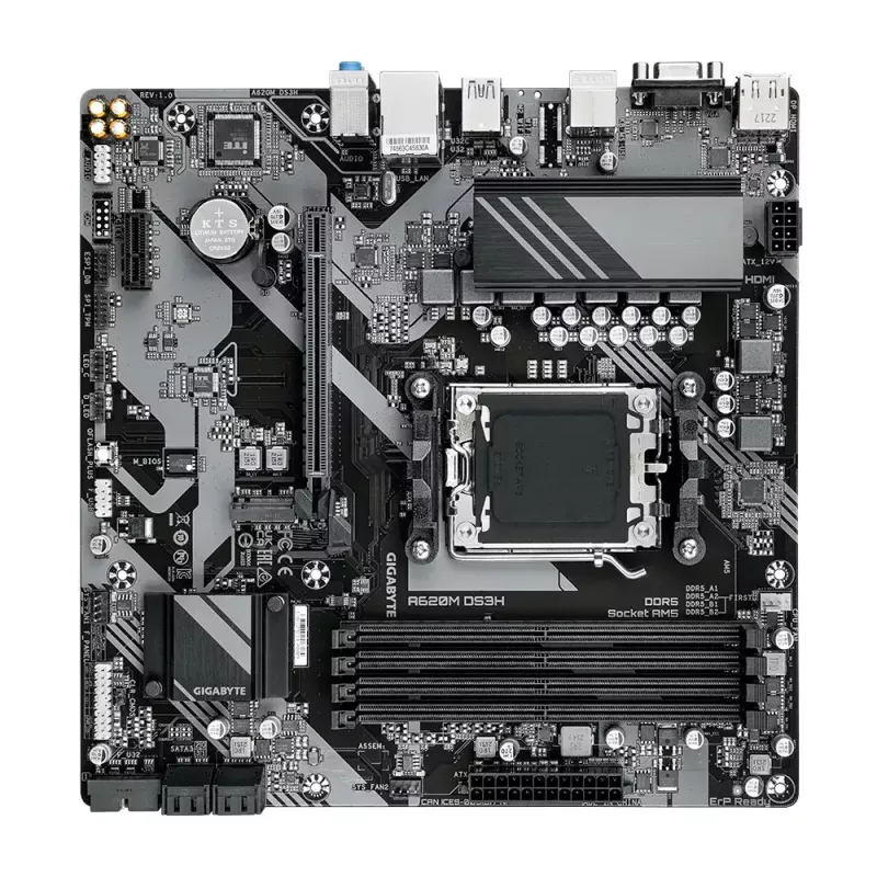 Placa base GIGABYTE A620M DS3H, A620, AM5, ATX