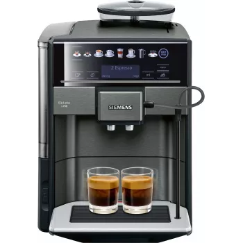 Cafetera espresso Siemens EQ.6 plus TE657319RW — superautomática, depósito de agua de 1,7 l, bomba de 19 bar, molinillo integrado