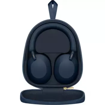 Sony WH-1000XM5 auriculares con cancelación de ruido, inalámbricos, 30 horas de autonomía, auriculares Bluetooth de diadema, optimizados para Alexa y Google Assistant, IOS y Android con micrófono integrado, en Midnight Blue